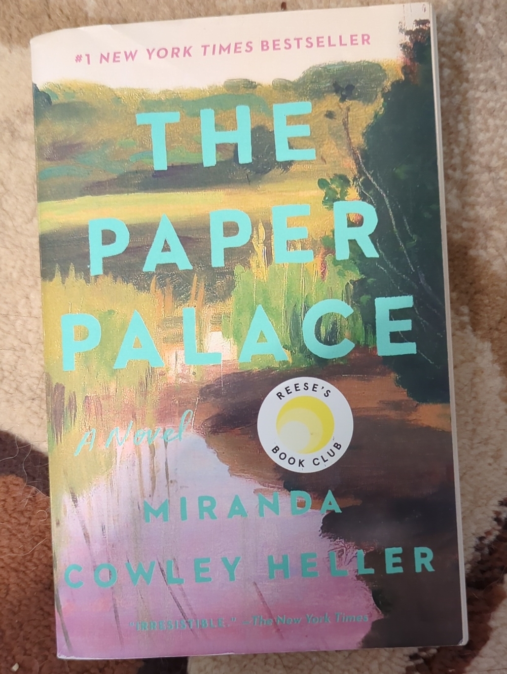 The Paper Palace by Miranda Cowley Heller - Teal & Pastel Cover